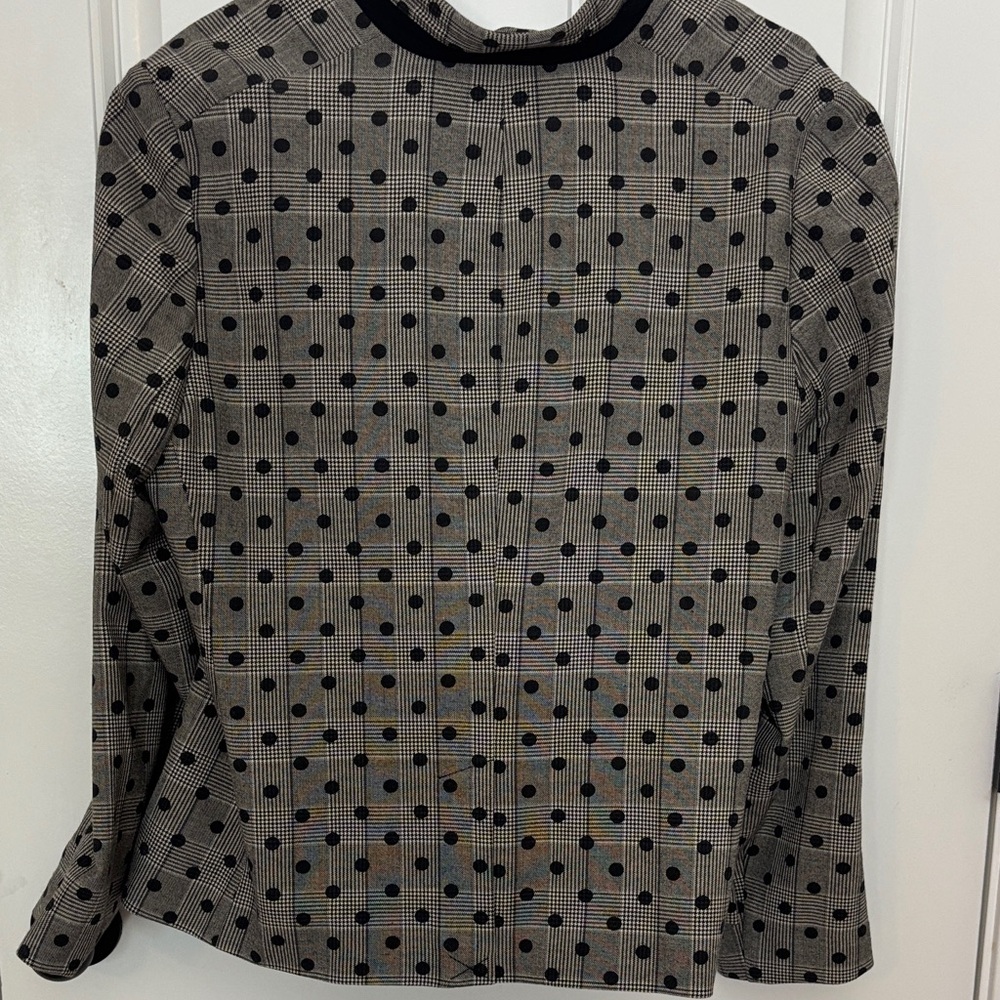 NWOT Lane Bryant Black and Tan Patterned Blazer - Picture 6 of 15